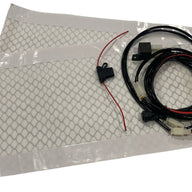 Retrofit carbon fiber seat heater pad installed between upholstery and foam – 12V/24V universal fit for vehicles and trucks