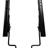 Top view of heavy-duty double locking wide slide rails showing adjustable handle, multiple mounting holes, and durable off-road design.