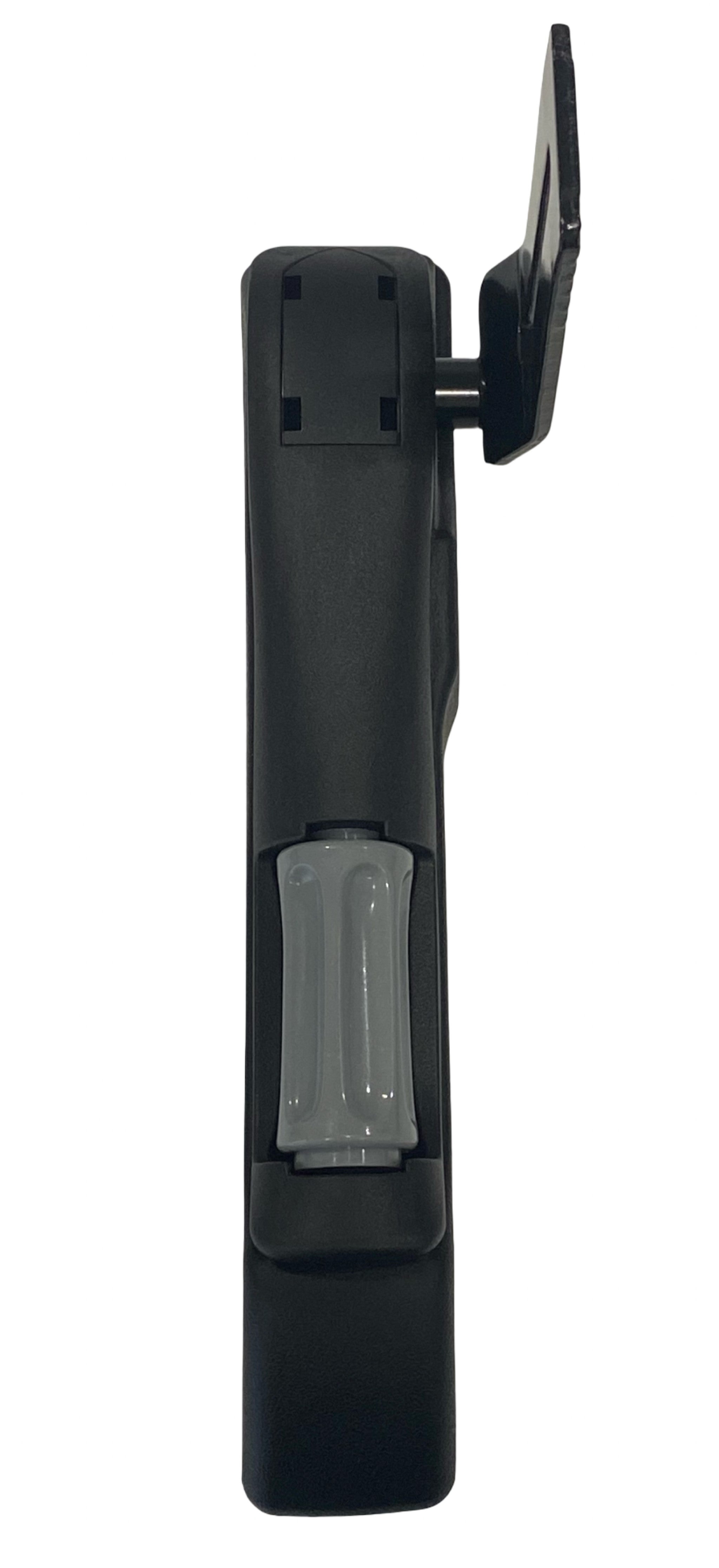 Underside view of Grammer seat replacement armrest showing attachment slot and durable construction for secure installation.