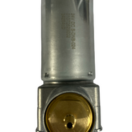 24V replacement air compressor for Grammer and KAB air suspension seats with brass hose fitting for heavy machinery operator seats.