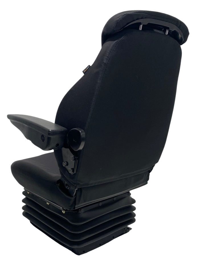 Rear view of the SC15-9 Mechanical Suspension Seat displaying the suspension system and heavy-duty seat structure