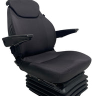 Right-hand side view of the SC15-9 Mechanical Suspension Seat highlighting the mechanical suspension and armrest design.