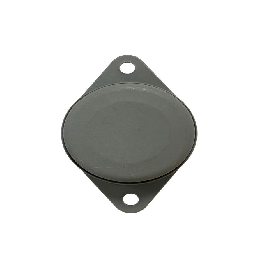 Front view of universal operator present switch for machinery seats – safety device detects operator presence