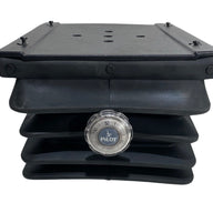 Front view of SC-BASE mechanical suspension seat base – replacement for Grammer MSG85 and MSG95, suitable for tractors and heavy machinery
